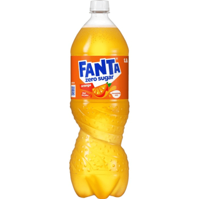 Fanta Zero Orange glasflaska 33cl sockerfri läsk apelsinsmak