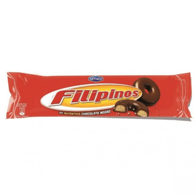 Zoom bild av Filipinos Kex Dark Chocolate 118g – krispiga kexringar täckta med mörk choklad