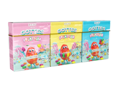 Zoom bild av Gottes Fruktisar 3-pack – mjuka fruktgodisar i tre smaker