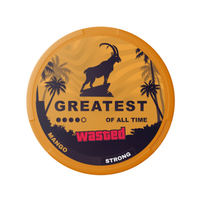 Greatest Mango 12mg – tobaksfria nikotinpåsar med tropisk mangosmak i slim-format.