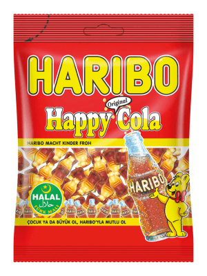 HARIBO HAPPY COLA HALAL 24X100G