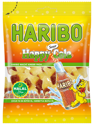 Haribo Happy Cola Sour Halal 24x100g