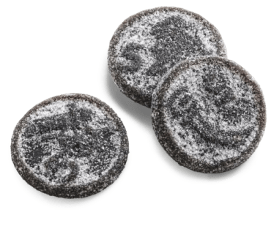 Haribo Piratos Salt 3kg – stark saltlakrits i stor lösviktspåse, perfekt för butik och kiosk.