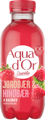 Aquador Sparkles jordgubb hallon 30cl kolsyrad dryck flaska