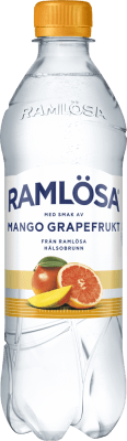 Zoom bild av Ramlösa Mango Grapefrukt 50cl smaksatt mineralvatten 24-pack