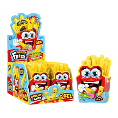 Zoom bild av JB Gummy Fries – Fruktgelégodis formade som pommes frites