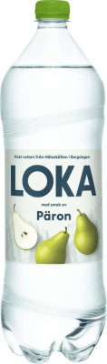 Zoom bild av Loka Päron 150cl – kolsyrat mineralvatten med päronsmak i 8-pack.