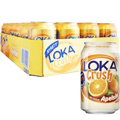 Loka Crush Apelsin 24x33cl