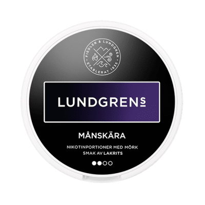 Lundgrens Månskära – tobaksfria nikotinpåsar med smak av tobak och lakrits