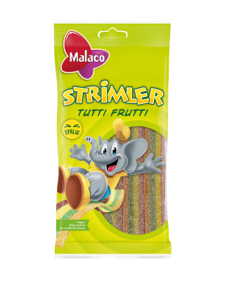 Zoom bild av Malaco Strimler Tutti Frutti 30x80g