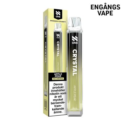 N One Crystal Mesh Cherry Lime – engångsvape med smak av körsbär och lime, 20 mg nikotinsalt