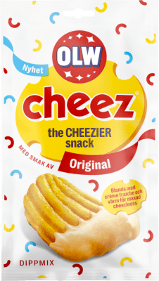 Zoom bild av OLW Dipmix Cheez Doodles – ostig dipmix i 23g påsar, 16-pack