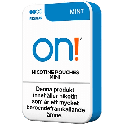 on! Mint 3 Nicotine Pouches