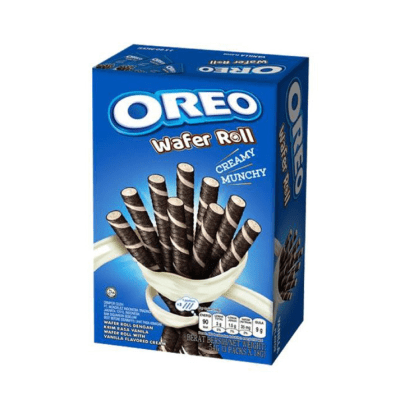 OREO Vanilla Wafer Roll 54g – krispig våffla fylld med len vaniljkräm