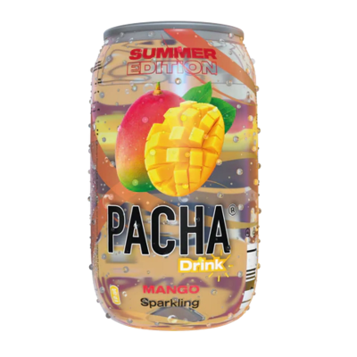 PACHA Drink Mango 24x33 cl – tropisk mangosmak i burk