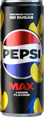 Zoom bild av Pepsi Max Lemon 33cl sockerfri cola med citron 20-pack