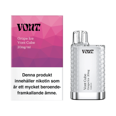 Vont Cube Grape Ice 20mg 10 pack