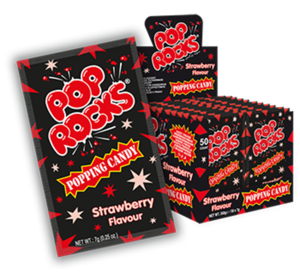 Pop Rocks Strawberry 50x7g