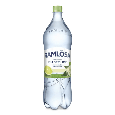 Zoom bild av Ramlösa Fläder Lime 150cl kolsyrat mineralvatten fläder lime flaska