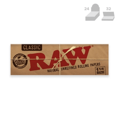 RAW Classic Rolling Paper 24-Pack