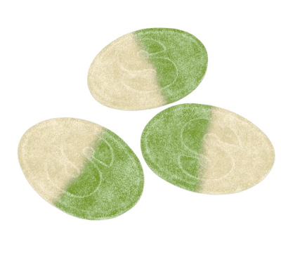 S-Märke Sour Apple – syrligt äpplegodis i 4kg storpack