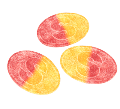 S-Märke Sour Lemon Raspberry – syrligt citron- och hallongodis i 4kg storpack