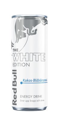 Zoom bild av Red Bull White Edition 250ml burk – energidryck med kokos och blåbär i 24-pack för återförsäljare
