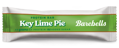 Barebells Key Lime Pie protein bar 55 g – vit choklad med limekräm