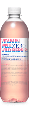 Vitamin Well Zero Wild Berries 50cl sockerfri vitamindryck vilda bär flaska