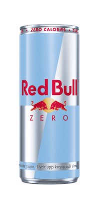 Zoom bild av Red Bull Zero 250ml burk – sockerfri energidryck i 24-pack för återförsäljare