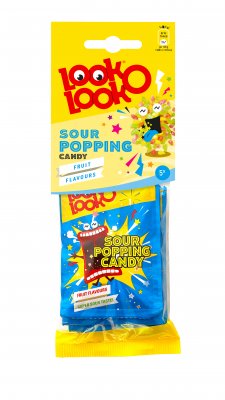SOUR POPPING CANDY 15X24G