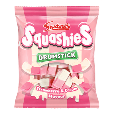 Squash Drumstick Strawberry & Cream 12x140g