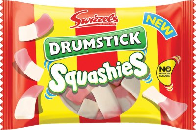 SQUASHIES RASPBERRY & MILK FLAVOUR 24X45G