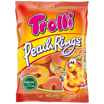 Trolli Peach Rings 30x100g