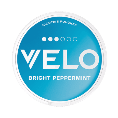 Zoom bild av Velo Bright Peppermint 10-pack – Tobaksfria nikotinpåsar med frisk pepparmint och mentol.