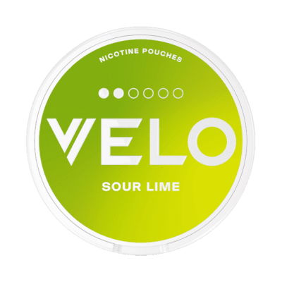 VELO Sour Lime 6mg – tobaksfria nikotinpåsar med syrlig limesmak i slim-format.