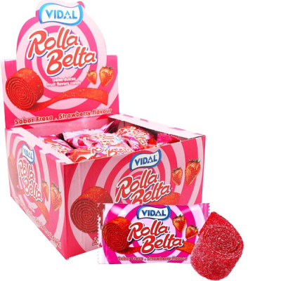 Vidal Rolla Belta Strawberry 24x20g