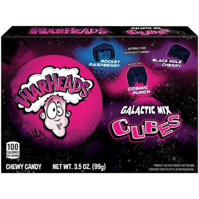 Warheads Galactic Mix Cubes 12x99g