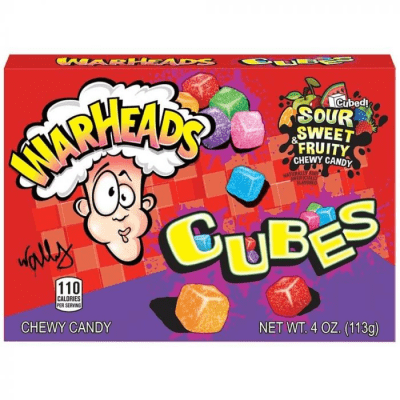 Warheads Sour Chewy Cubes 12x113g