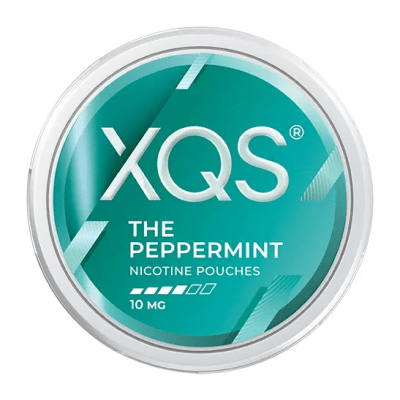 XQS The Peppermint 10mg all white snus pepparmint