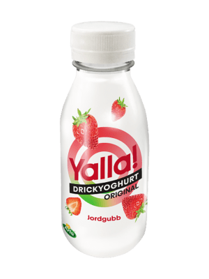 Zoom bild av Yalla Drickyoghurt jordgubb 6x350ml