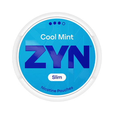 ZYN Cool Mint Slim S3 5-Pack – tobaksfria nikotinportioner med stark mintsmak