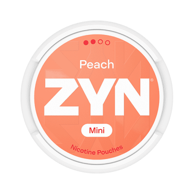 ZYN Peach Mini S2 5-Pack – tobaksfria nikotinportioner med smak av persika