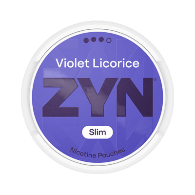 ZYN Violet Licorice Slim S3 5-Pack – nikotinportioner med smak av viol och lakrits